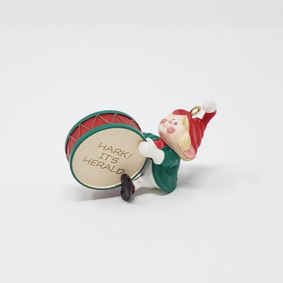 1990 Hallmark Hark! It’s Herald #2 Keepsake Holiday Christmas Ornament. - Picture 3 of 5